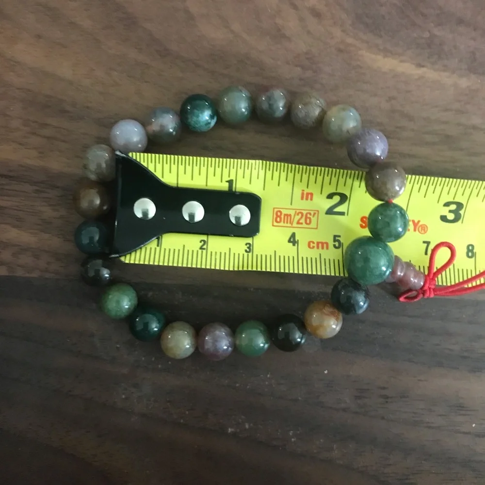 Handmade Natural Tigers Eye Carnelian Agate Bead Stretch Bracelet Set of 3
